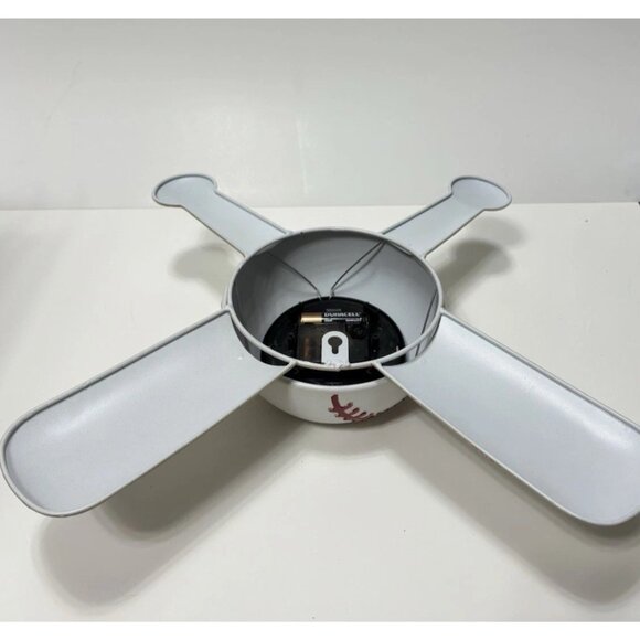 Baseball Wall Clock 17" Boys Sports Theme Large Bedroom Decor Sports Clock NEW - Picture 8 of 11